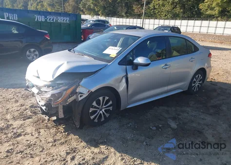 2022 Toyota Corolla Hybrid Le из США, поврежденный, VIN JTDEAMDE7N3008473